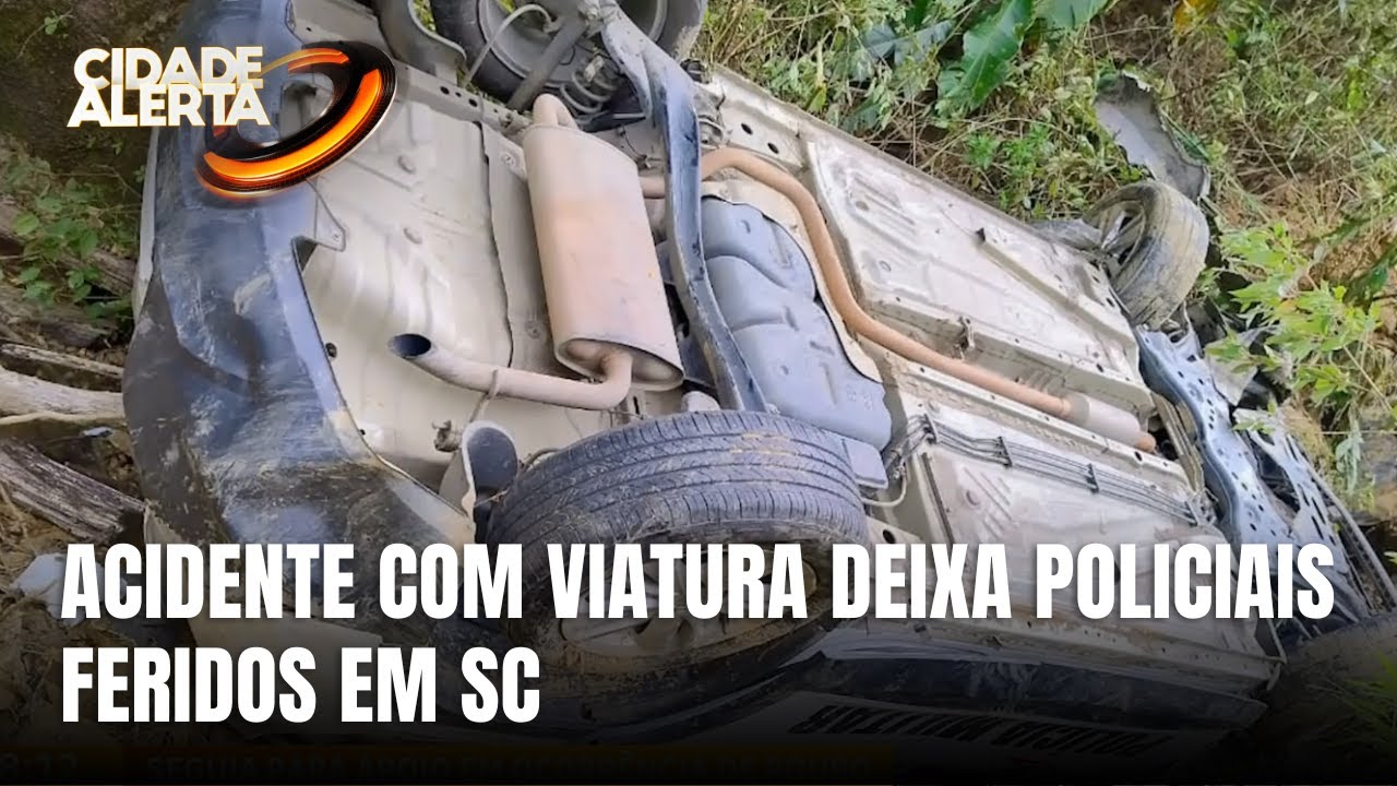 Viatura da PM capota na Serra do Tucano e deixa dois feridos