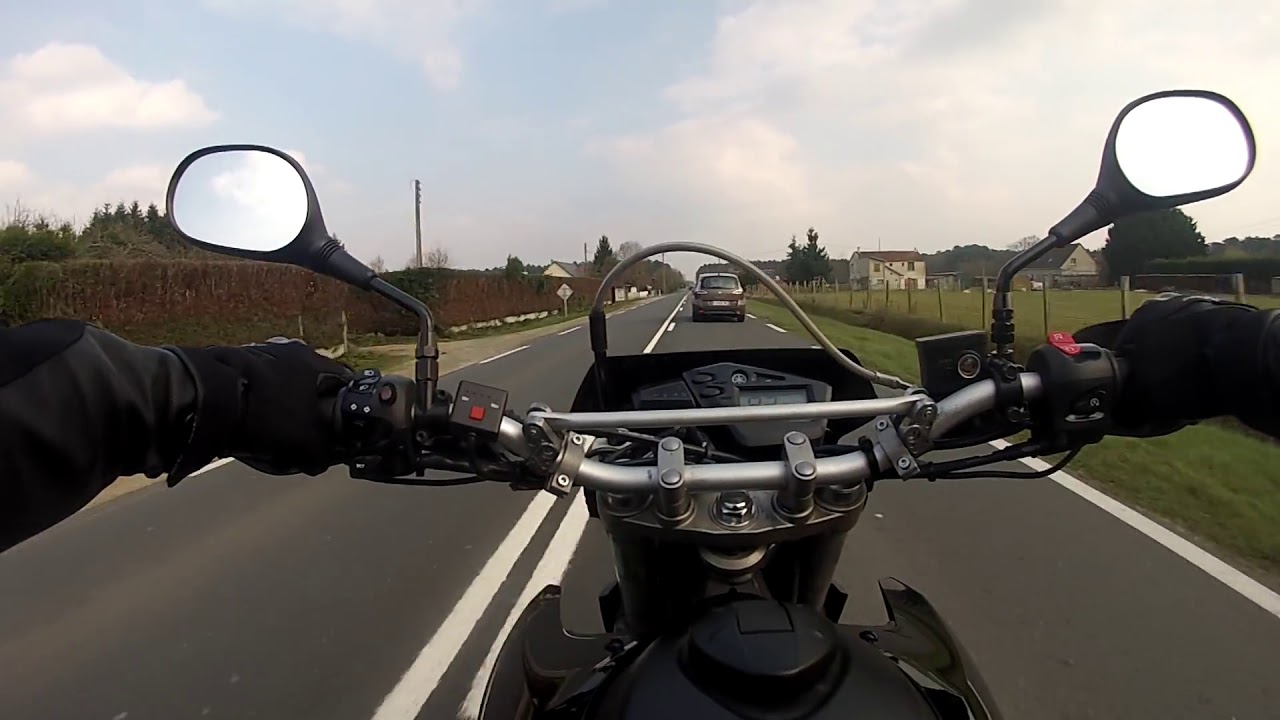 Test yamaha XT660X gopro