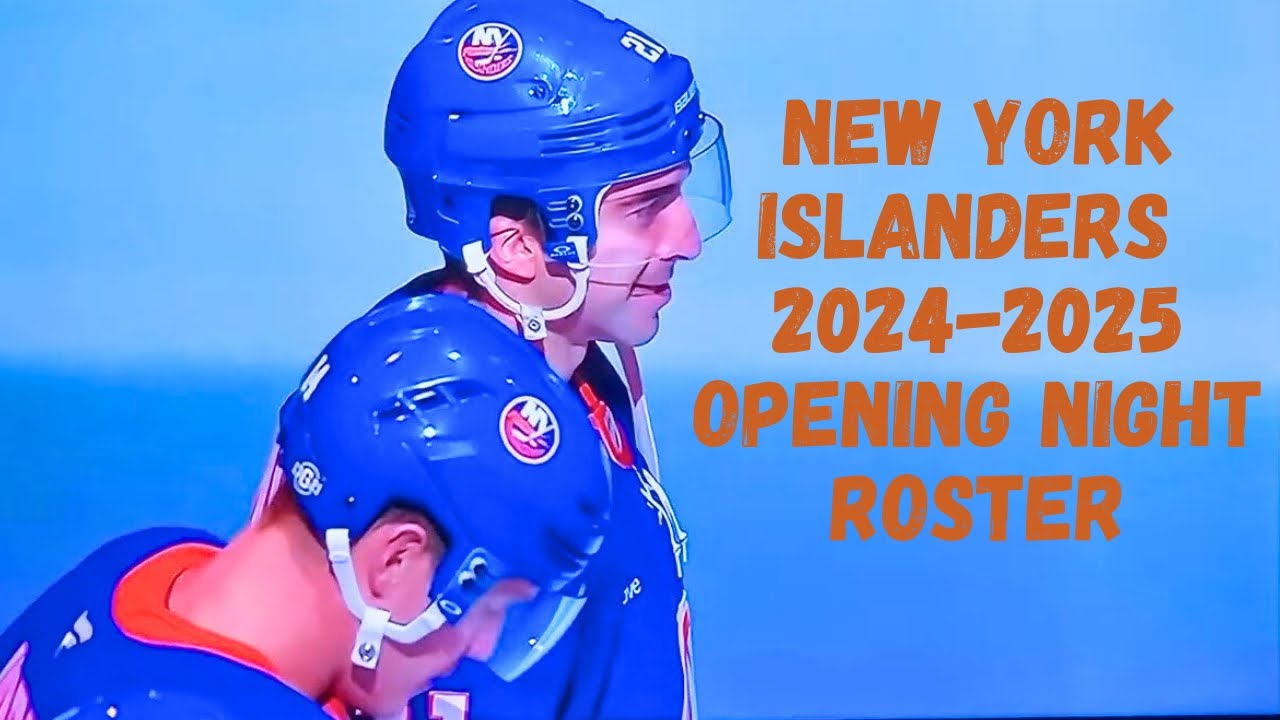 NY Islanders player introductions on Opening Night for the 2024-2025 season - UBS Arena