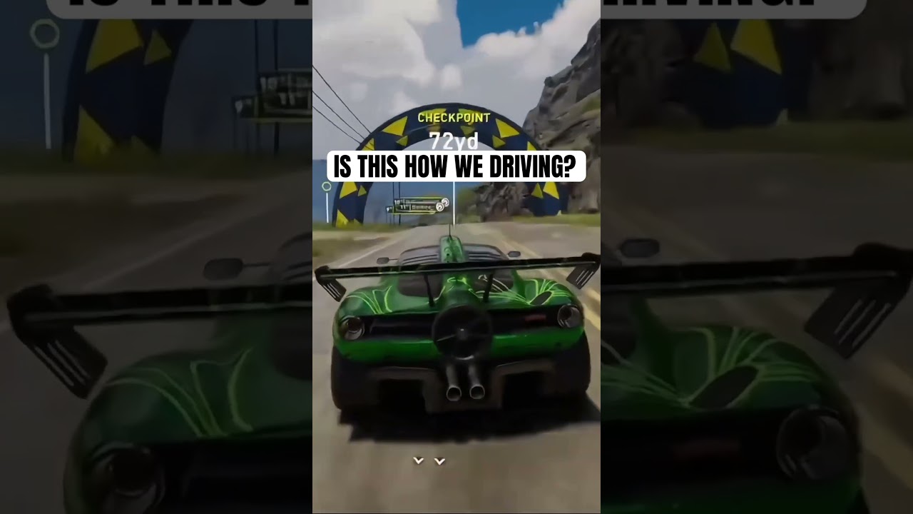 THANK GOD COLLISON WAS OFF #racing #gameplay #gamer #game #funny #comedy #crew #fun #car #gaming