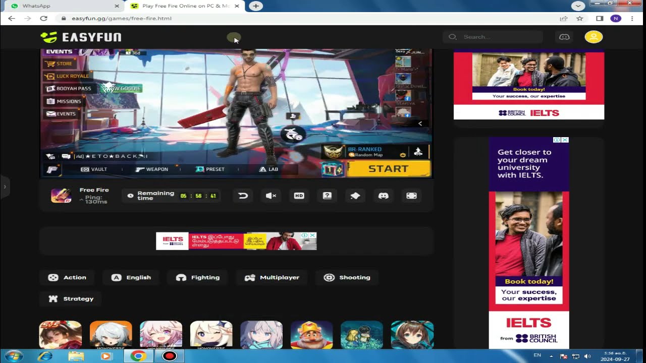 Free Fire on Browser | Easyfun.gg | @PUFFYGG