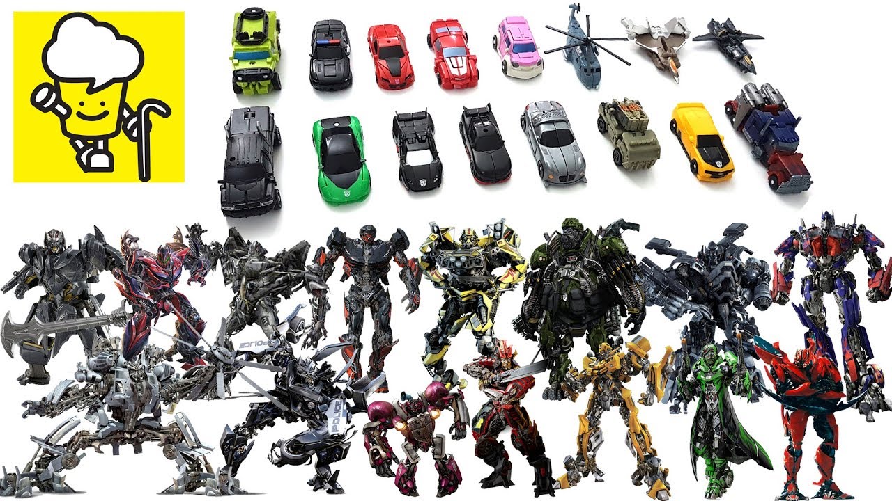 Mini Transformers Movie Toys with Optimus Prime Bumblebee Hot Rod トランスフォーマー 變形金剛