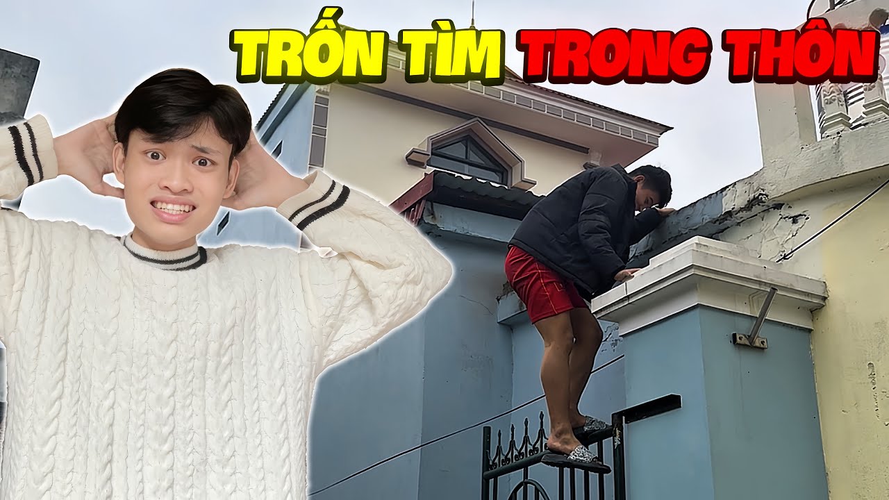 Trốn Tìm Trong Thôn Cùng Anh Em Team Đức Mõm