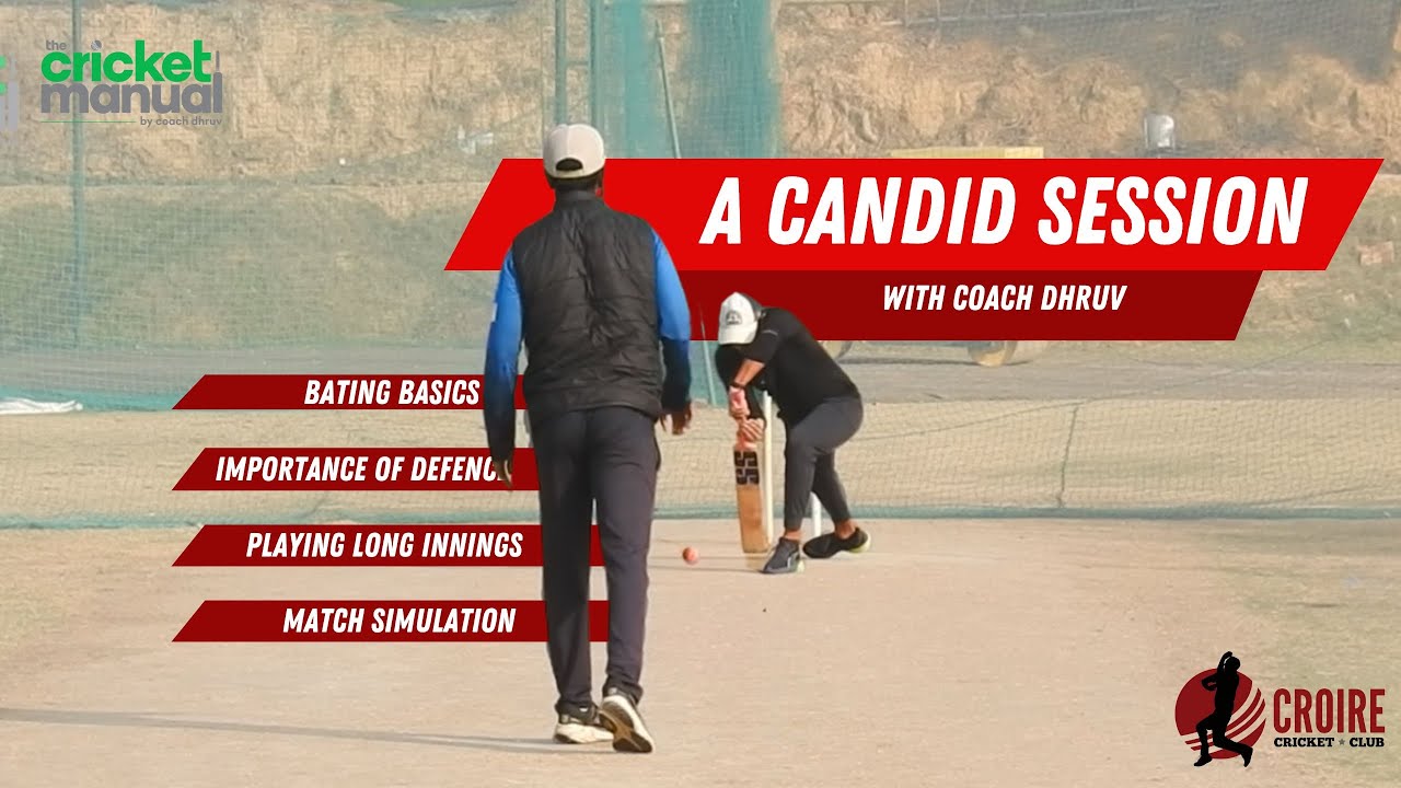 A candid session with Coach Dhruv | Personal Session | Batting basics