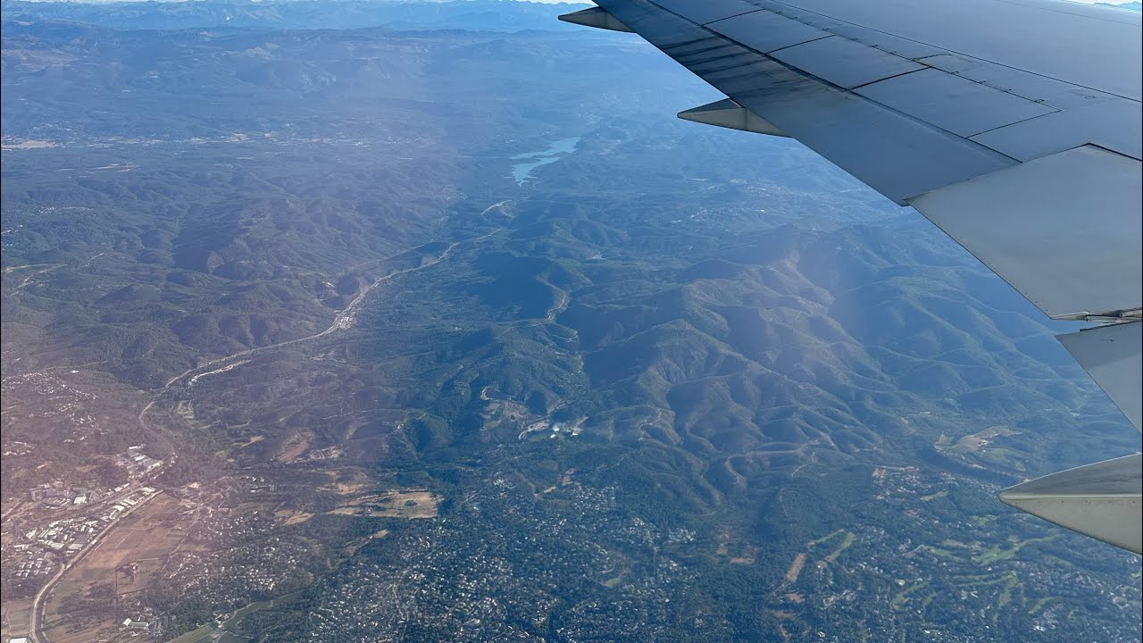 Landing at NCE from JFK on Boeing 767-400ER