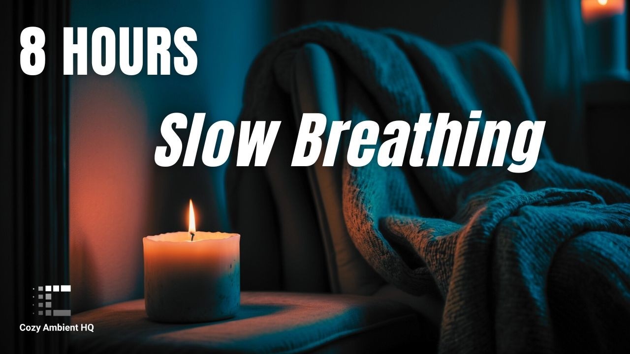 8 HOURS Calm Breathing Piano 🎧 Soft Ambient Music for Relaxation & Focus
