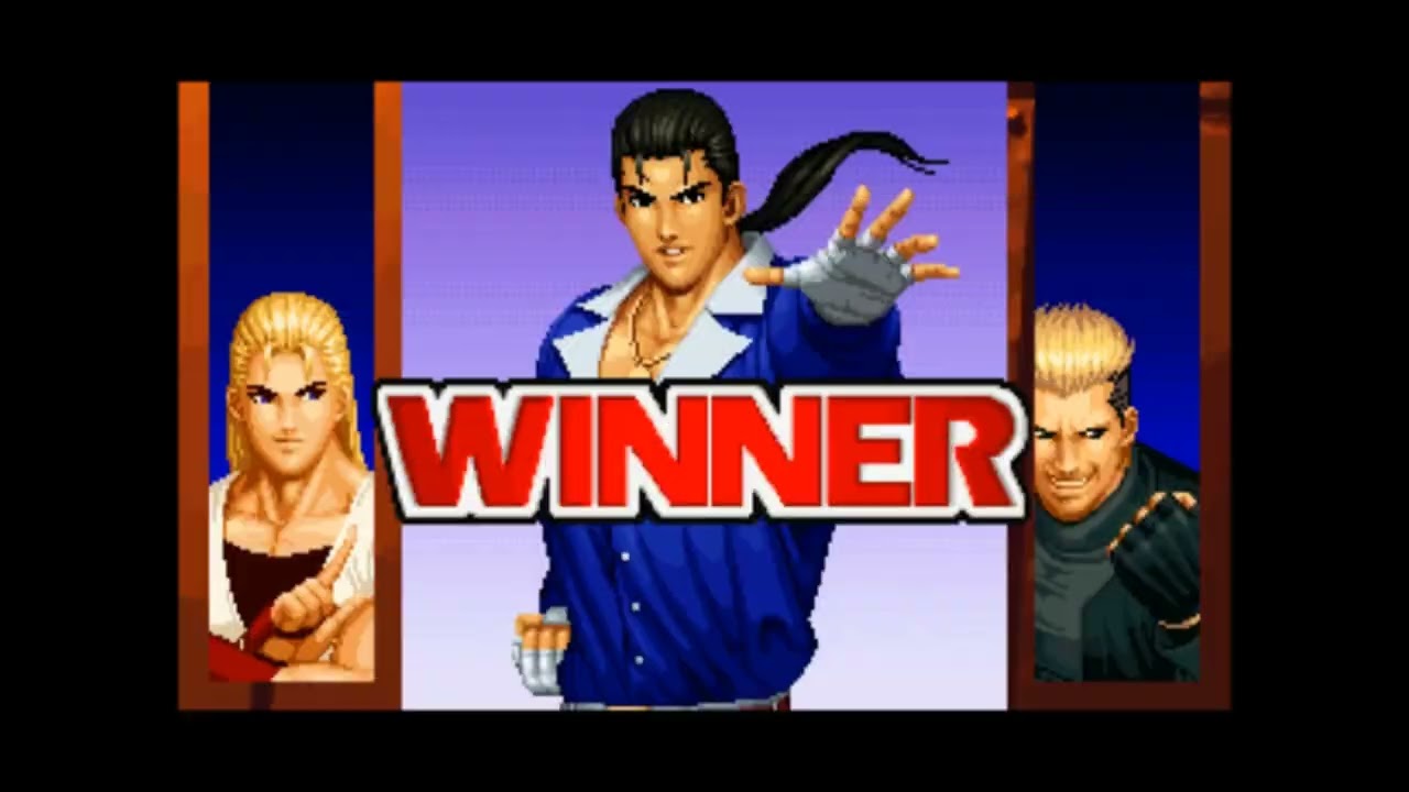 THE KING OF FIGHTERS 97 NEO GEO MVS ARCADE ROBERT GARCIA ANDY BOGARD RYUJI YAMAZAKI