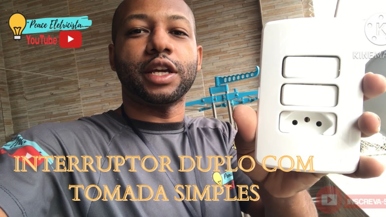 COMO INSTALAR INTERRUPTOR DUPLO COM TOMADA SIMPLES