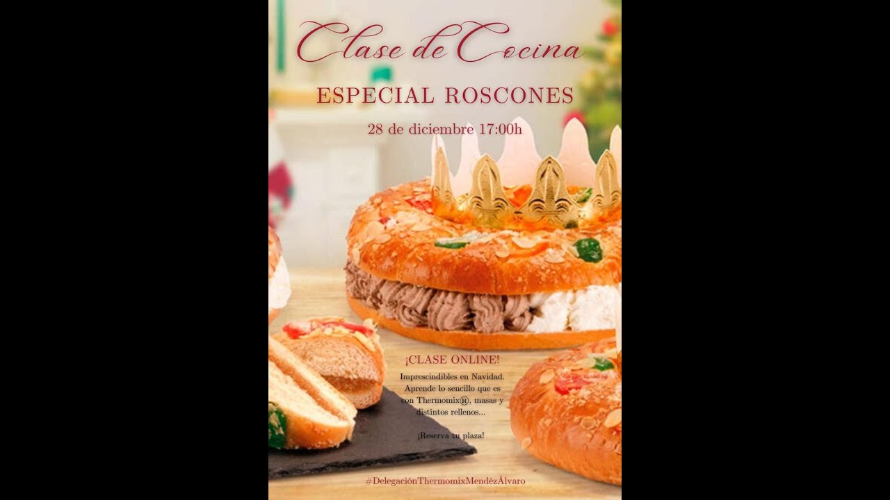 Clase de Navidad especial ROSCONES. ONLINE Y PRESENCIAL