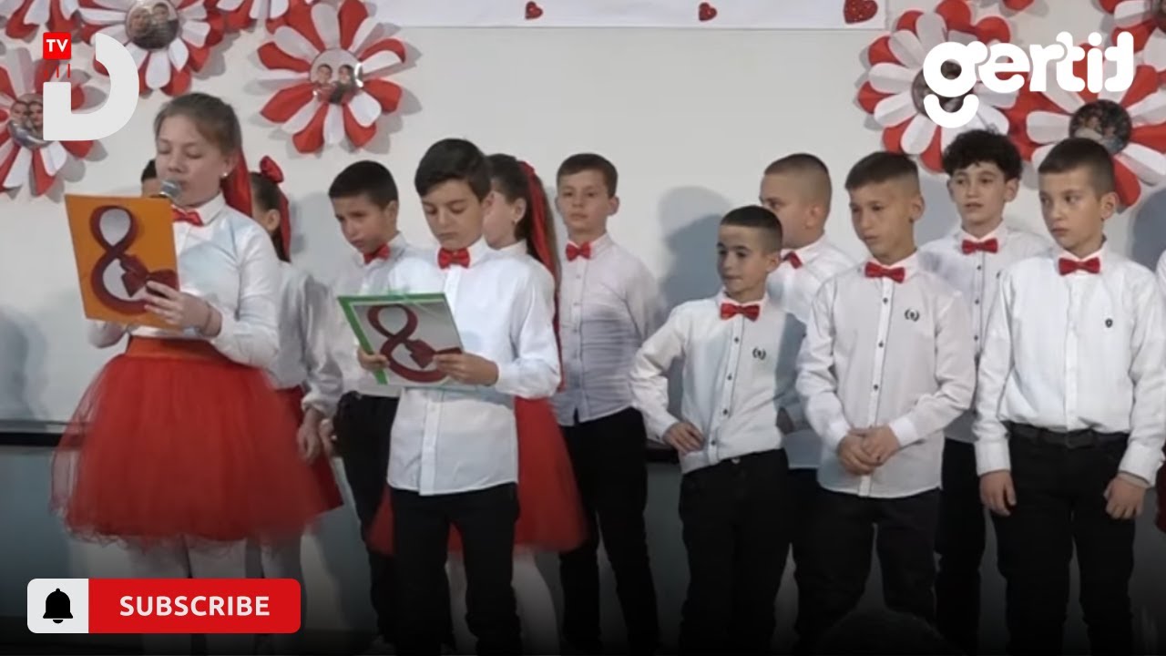 Nxënësit e shkollës -Haradin Bajrami- mbajnë program për 8 Marsin | DITA 7 | DTV Media