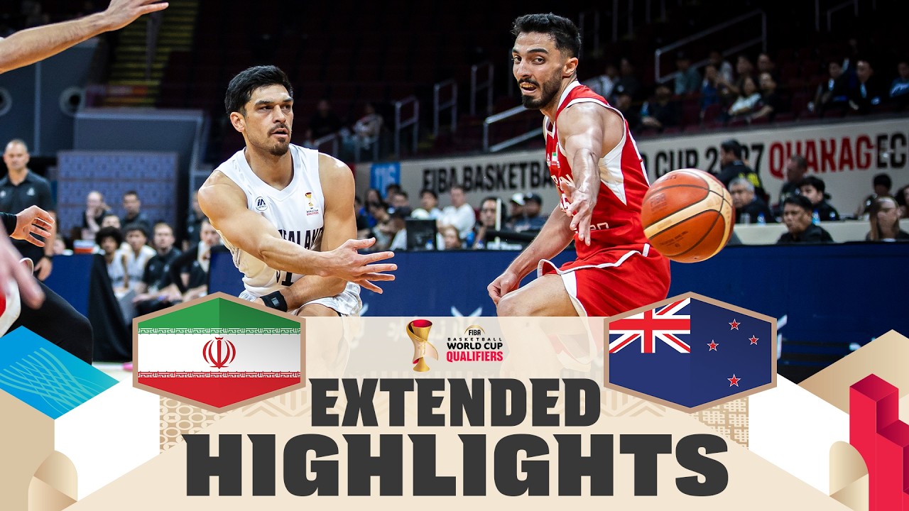Iran 🇮🇷 v New Zealand 🇳🇿 | Extended Highlights | FIBA Basketball World Cup 2027 Asian Qualifiers