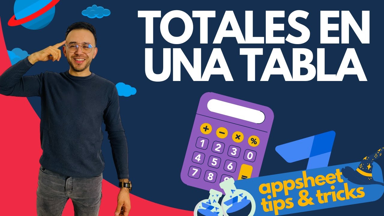 ⚗  Totales en vista de tipo tabla (Avanzado) en Appsheet
