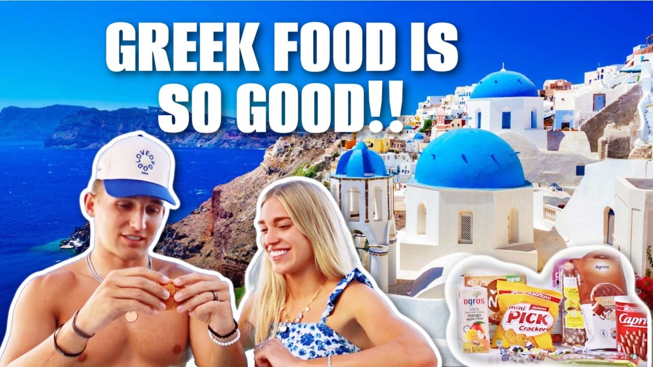 Trying Greek Snacks🤤🍿🇬🇷