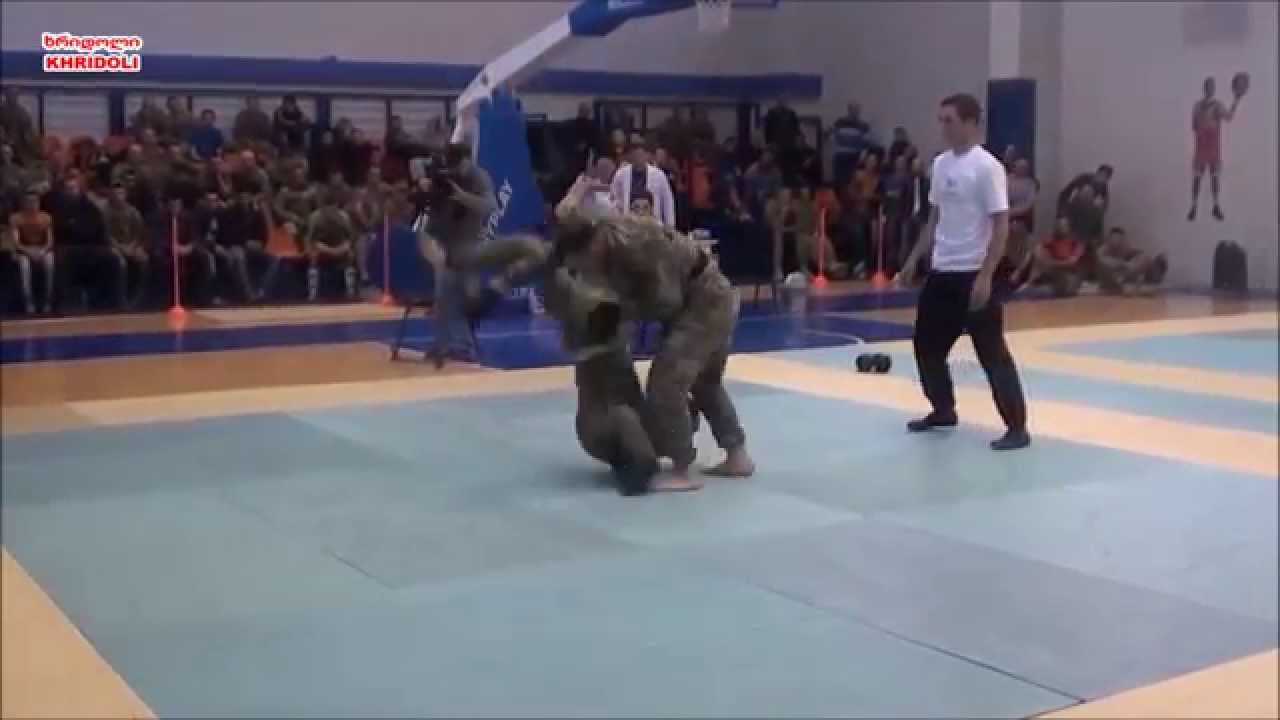 Khridoli tournament in Georgian Army. Sport competition 