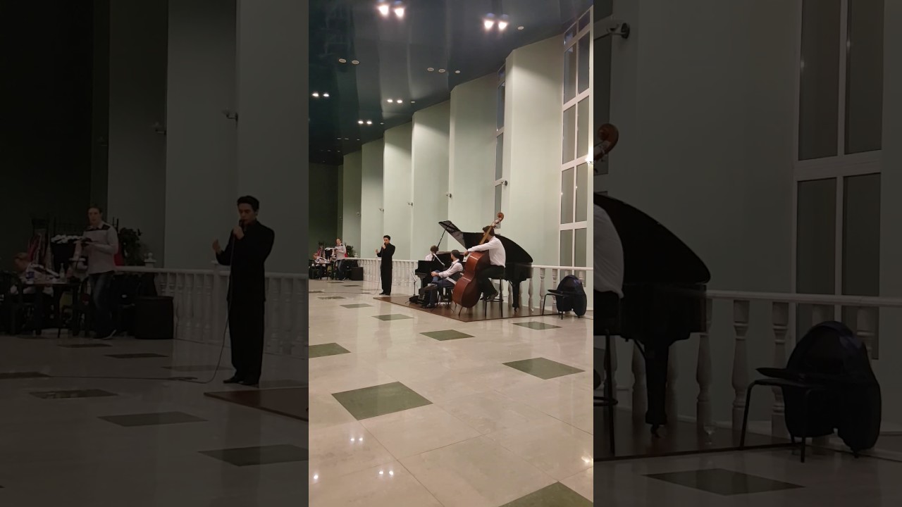 Jose sing a song. cosmo tango festival in Kaluga
