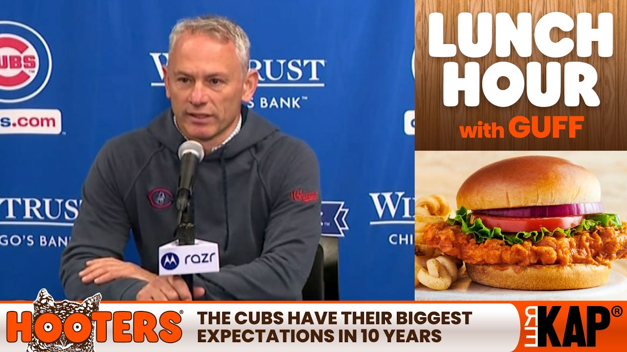 🍔 REKAP ® Lunch Hour: Chicago Cubs have biggest expectations in 10 years.  Agree?