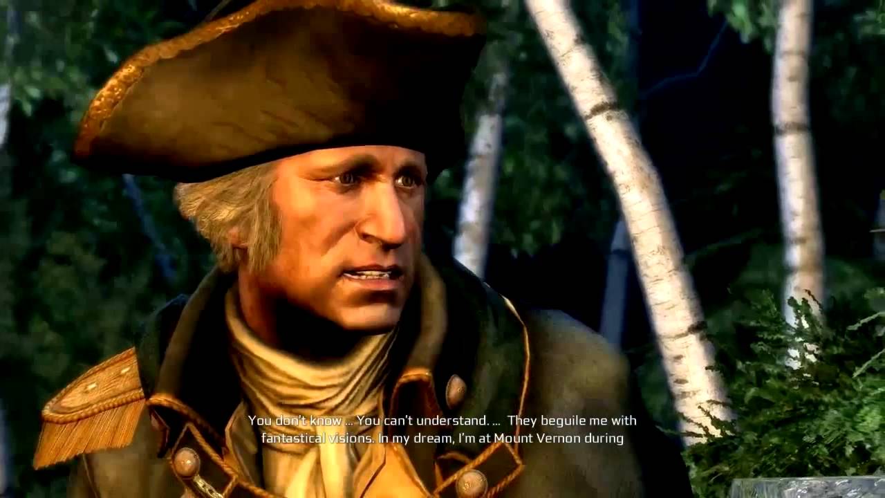 Assassins Creed 3 the tyranny of King Washington all lucid memory cutscenes