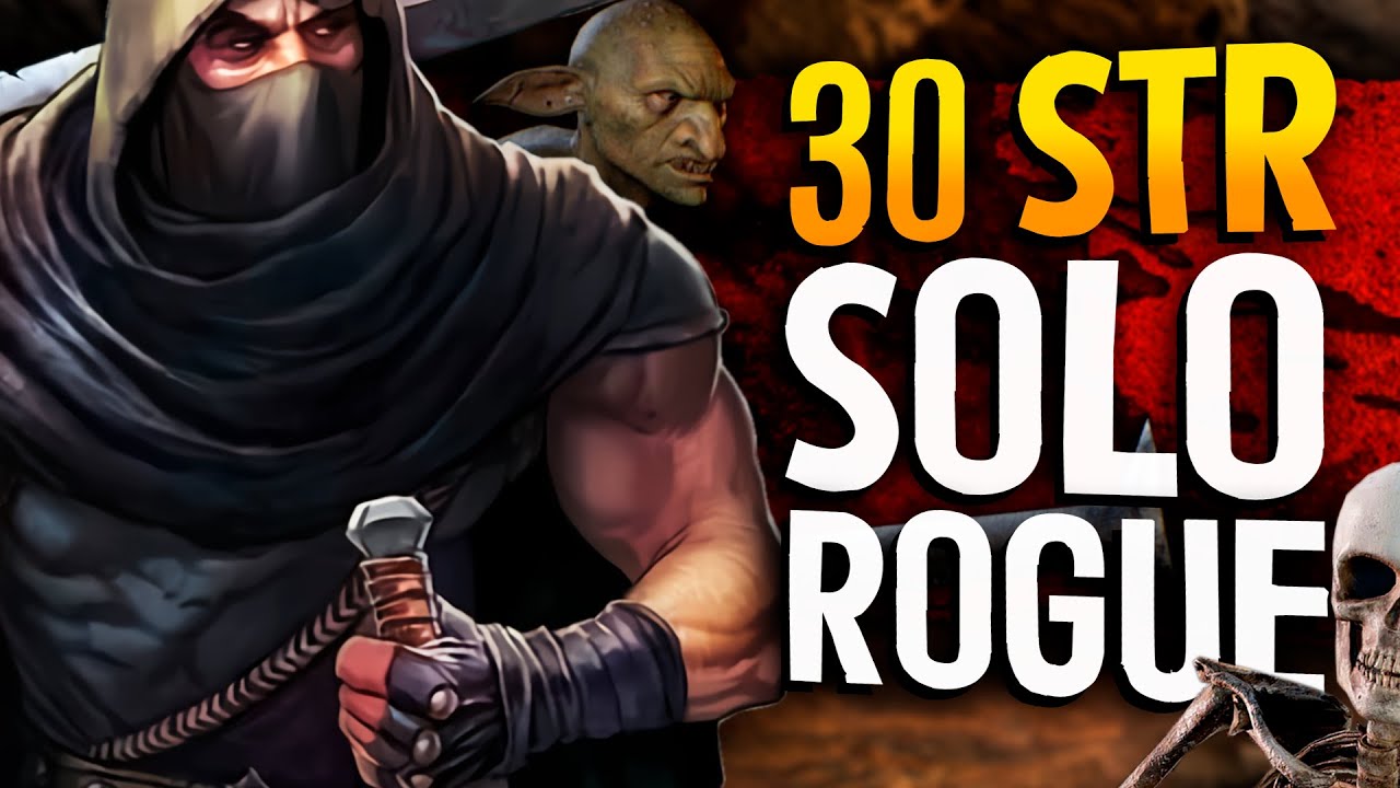 DARK AND DARKER | Solo highroll ROGUE 30 strength | Соло рога