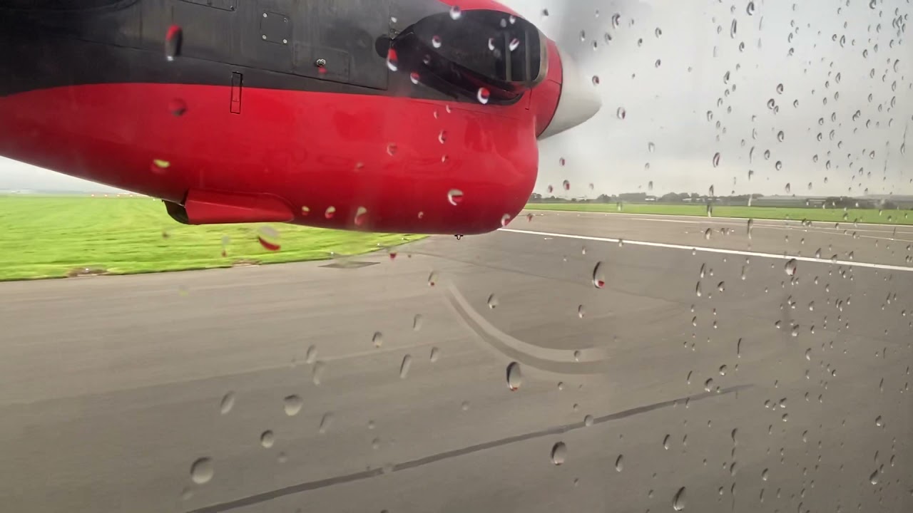 LM453 Glasgow (GLA) - Tiree (TRE), DHC-6 Twin Otter, takeoff runway 23, 20 September 2021