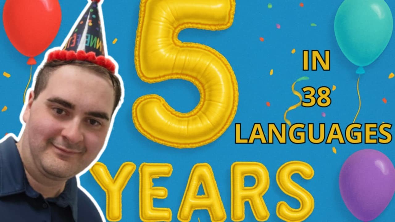 5 ЛЕТ НА 38 ЯЗЫКАХ: многоязычное празднование