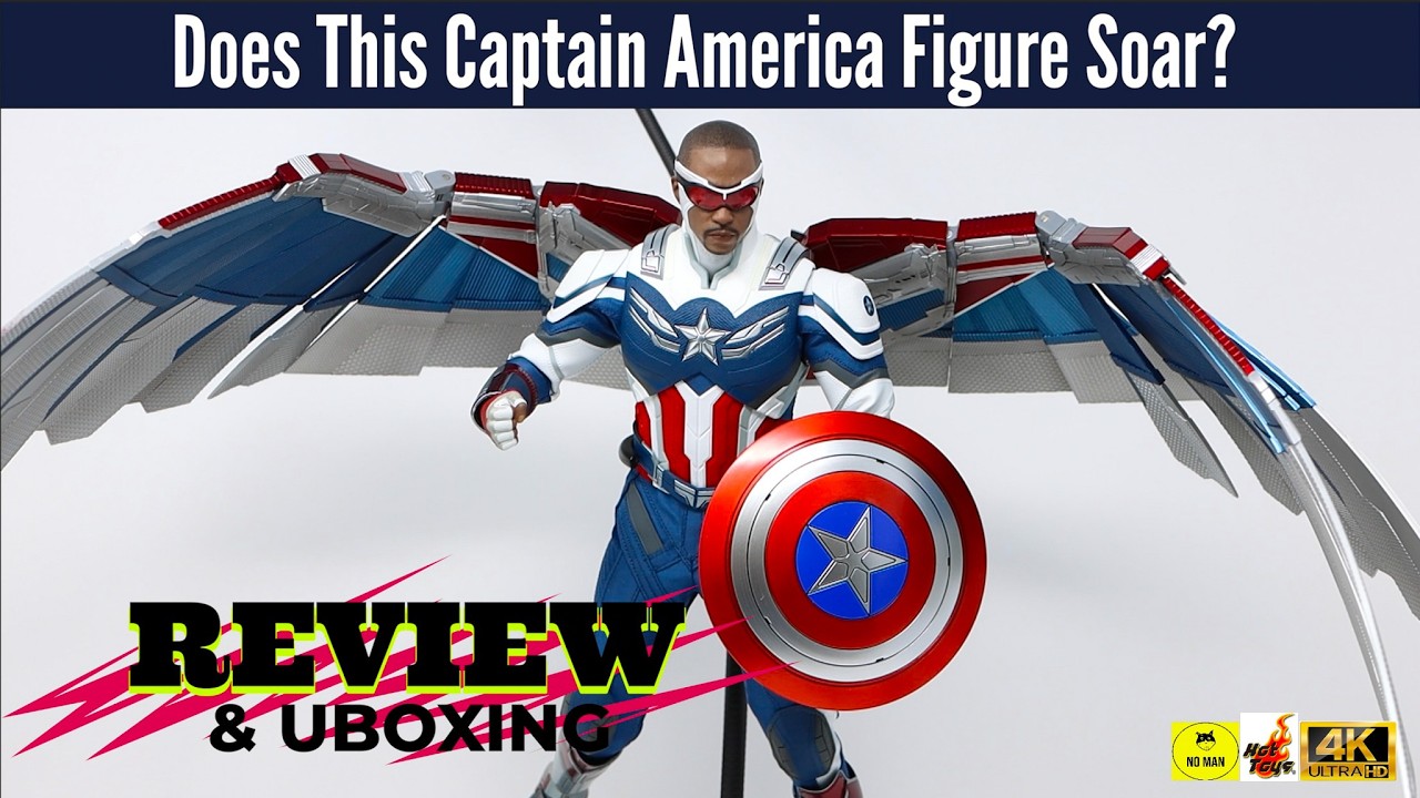 Hot Toys Captain America Falcon Review & Unboxing | Falcon and the Winter Soldier | 1/6th Scale