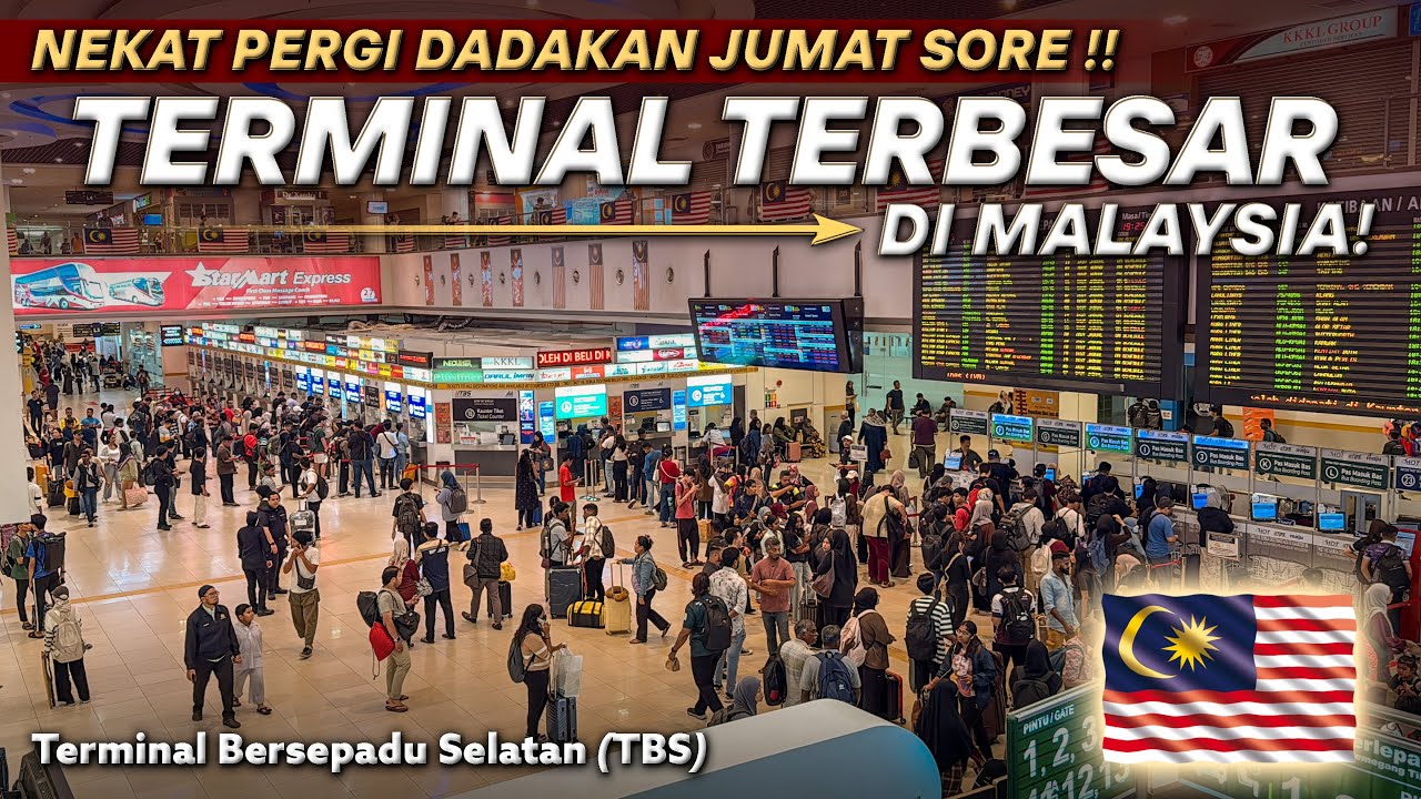Tiket Habis Semua! Gimana Nih?? Terminal Bus TBS Kuala Lumpur AKHIR PEKAN - Solo Trip Malaysia #17