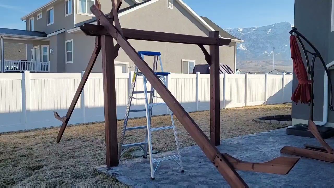 Build A Pergola Without Helpers