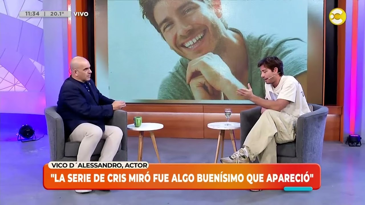 Nos visita el actor Vico D'Alessandro y presenta 