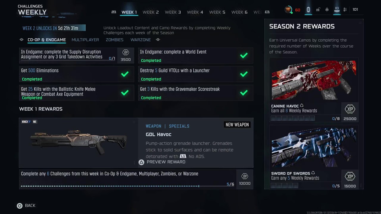 Cod Black ops 7 endgame season 2 week 1 challenge bugged? free join snake1988cze#1584198
