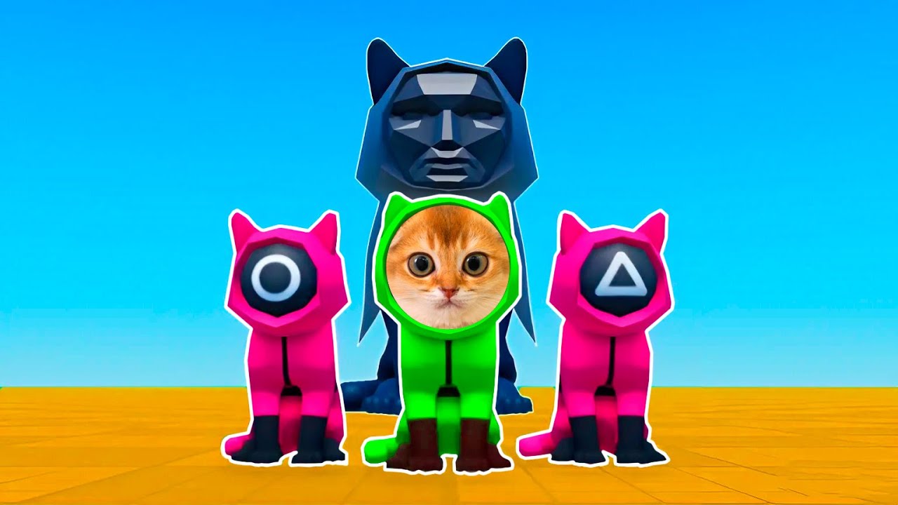 Я КОТИК В РОБЛОКС! КОТИКИ В ИГРЕ КАЛЬМАРА! Kitten Game