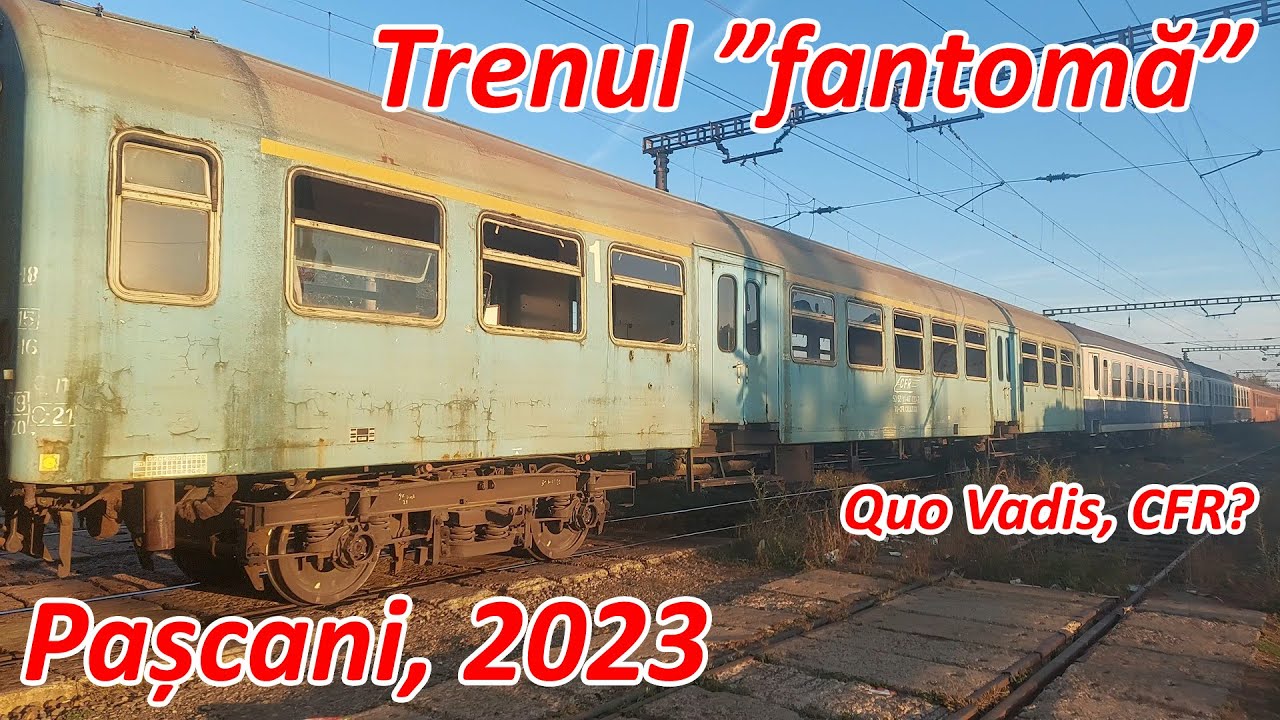 [4K] Trenul Fantoma in Pascani [octombrie, 2023]