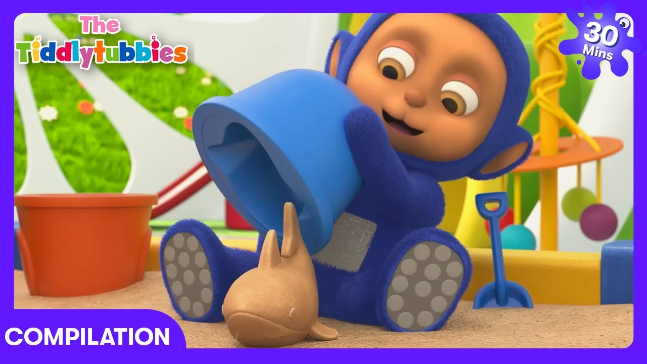 Teletubbies - Lustige Sandburgen bauen | Kinderfilme | WildBrain Barnehage