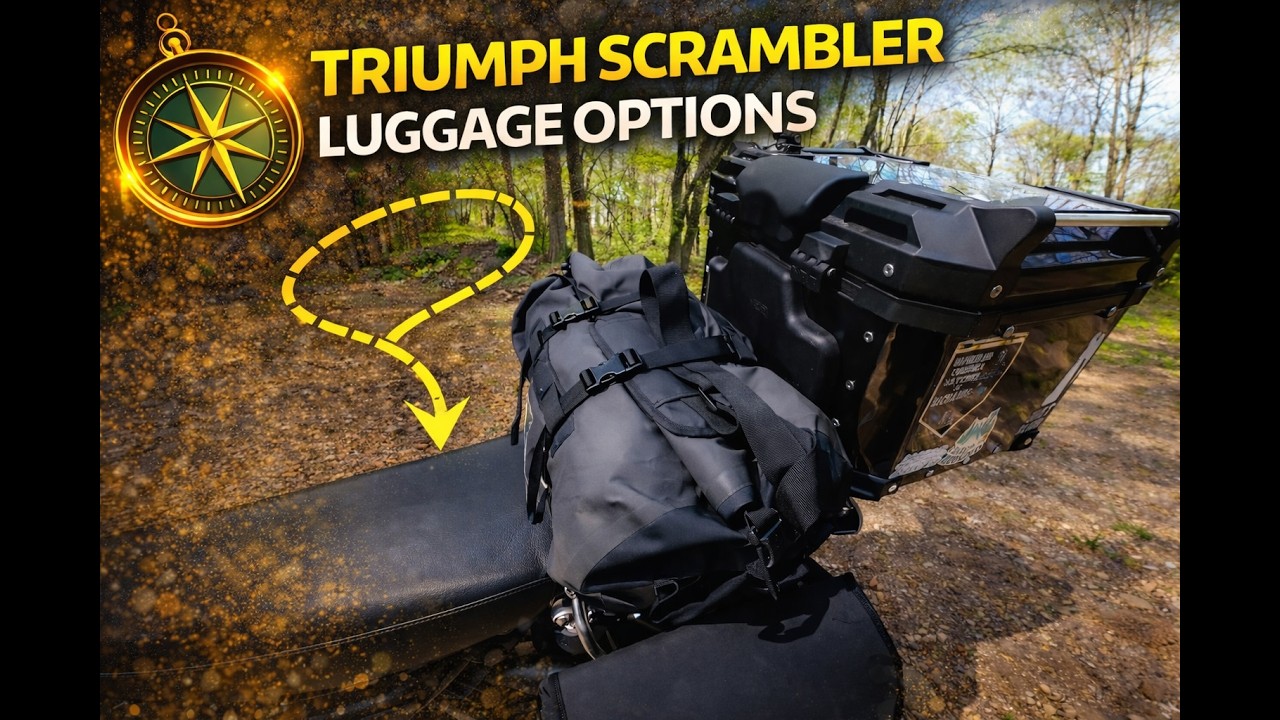 Triumph Scrambler luggage options
