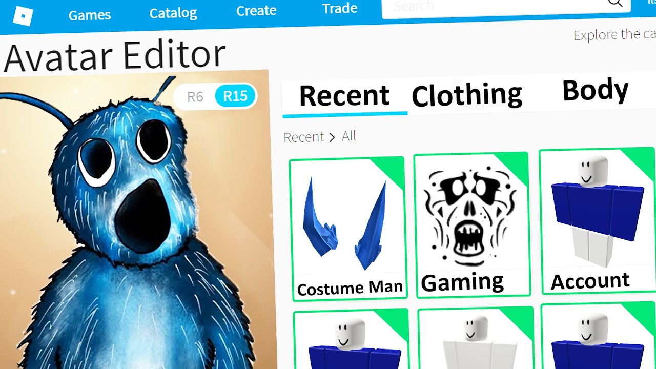 MAKING COSTUME MAN a ROBLOX ACCOUNT