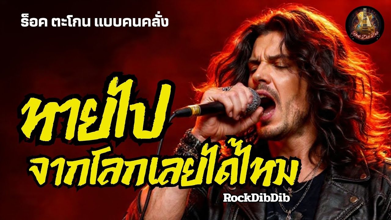 🔥🎸หายไปจากโลกเลยได้ไหม 🎸🔥 ใส่หูฟัง เปิดดัง ๆแล้วปล่อยให้เสียงมันตะโกนแทนใจคุณ🖤RockDibDib