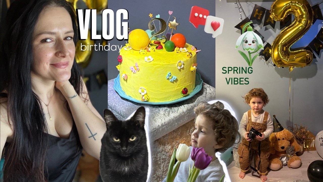 ВЛОГ 🎂 | печу торт, 🌱весна, фотосесія, закупка в АТБ і трохи мамських буднів