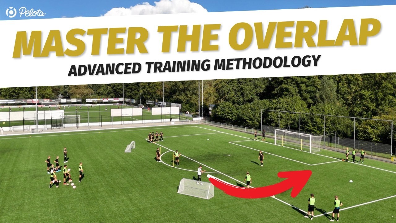 PRO LEVEL 2v1 WITH OVERLAP TEAM TRAINING EXERCISE