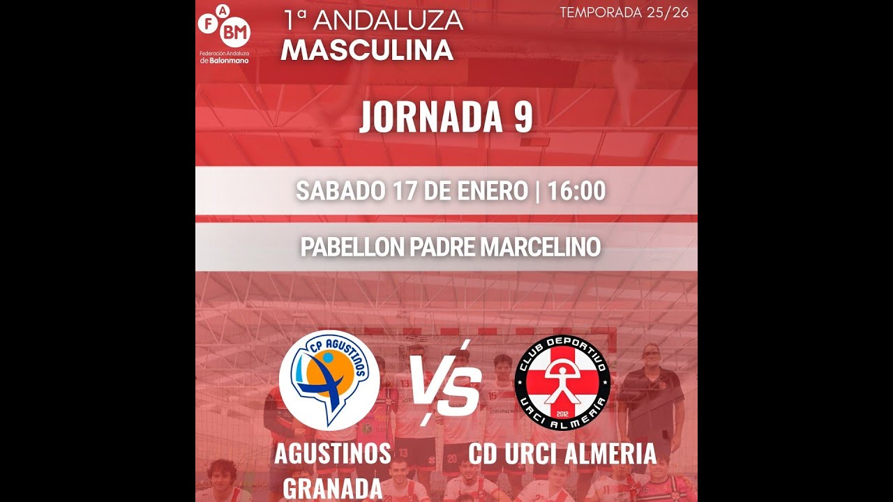 1ASM CP AGUSTINOS GRANADA - CD URCI ALMERÍA - 17/01/26
