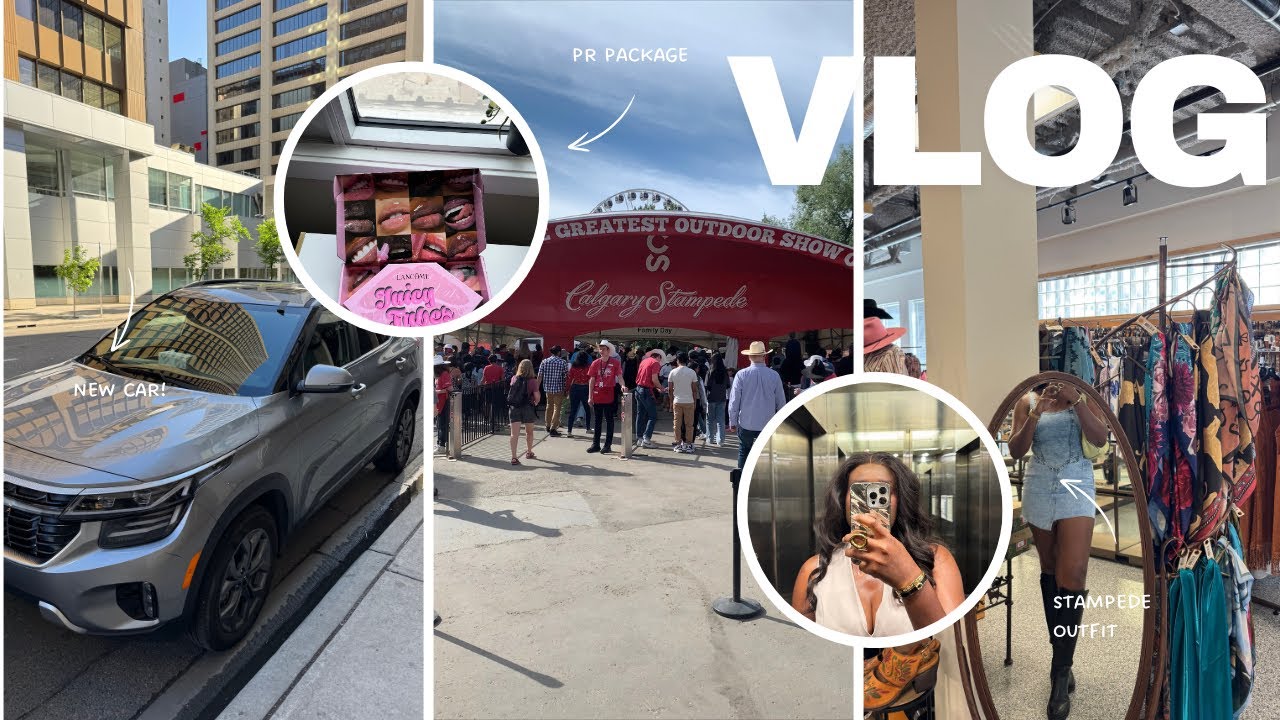 Calgary Living 72| GOT A NEW CAR - RELAXING MY HAIR AFTER 2 YEARS + STAMPEDE + SHEIN POP + EVENTS