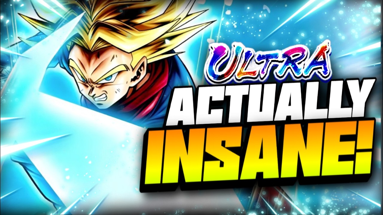 ONE OF THE COOLEST UNITS EVER! ULTRA SWORD OF HOPE TRUNKS SHOWCASE! (Dragon Ball LEGENDS)