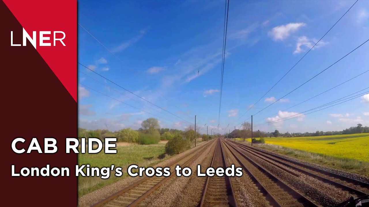 CAB RIDE | London King's Cross to Leeds timelapse