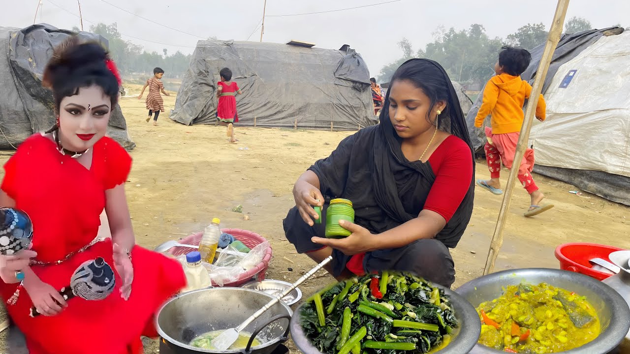 পরীর মত সুন্দরী বেদে কন্যার লোভনীয় স্বাদের রান্না\এক বার খেলে মুখে লেগে থাকবে \village cooking 