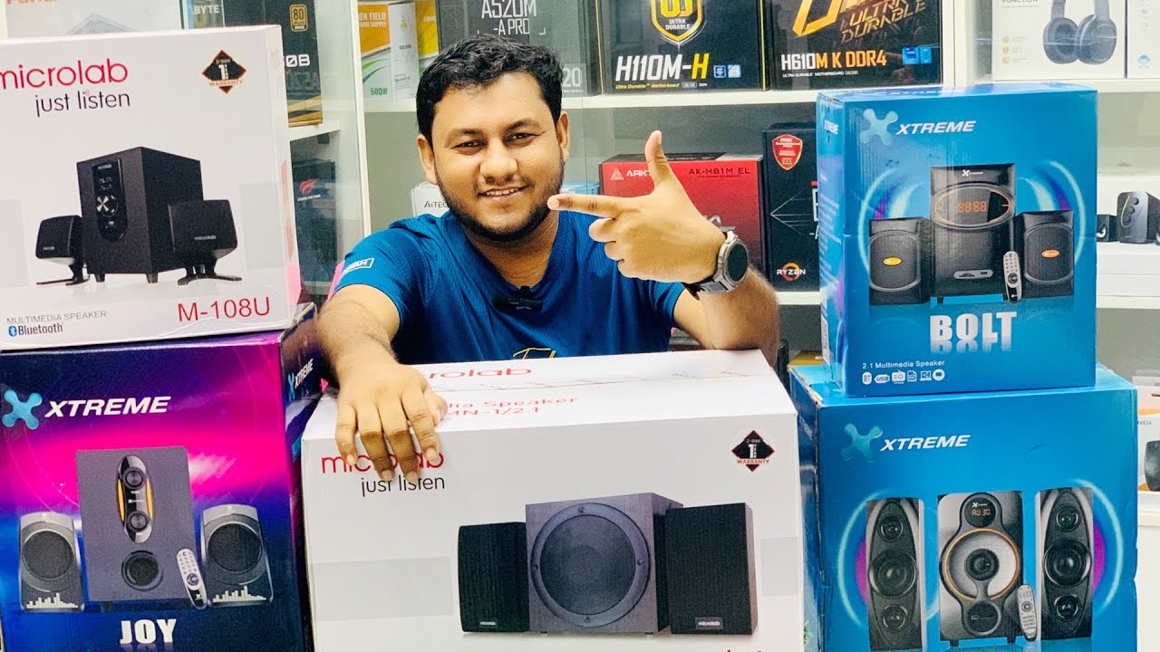 Microlab X-tream Multimedia Speaker দামে কম আওয়াজে বেশি।