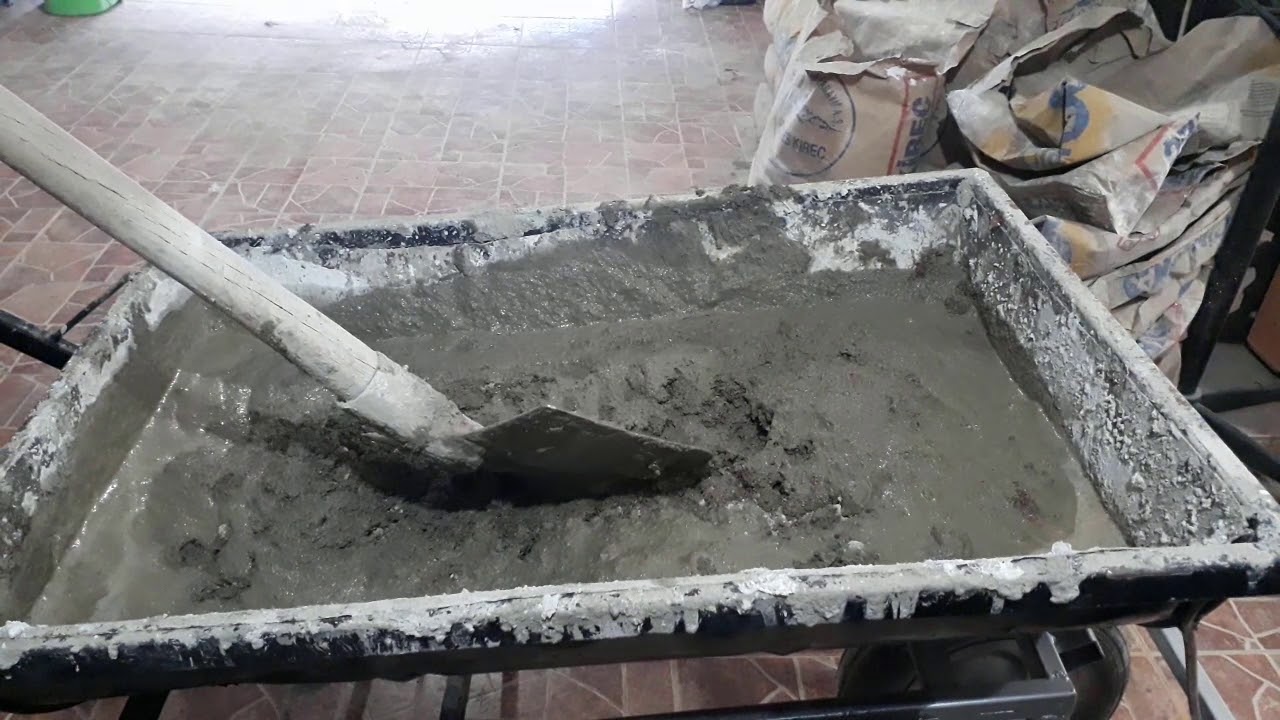 Çimento Harcı Nasıl Yapılır? Evde Beton Yapma-Harç Oranları (How To Make Cement Grout)