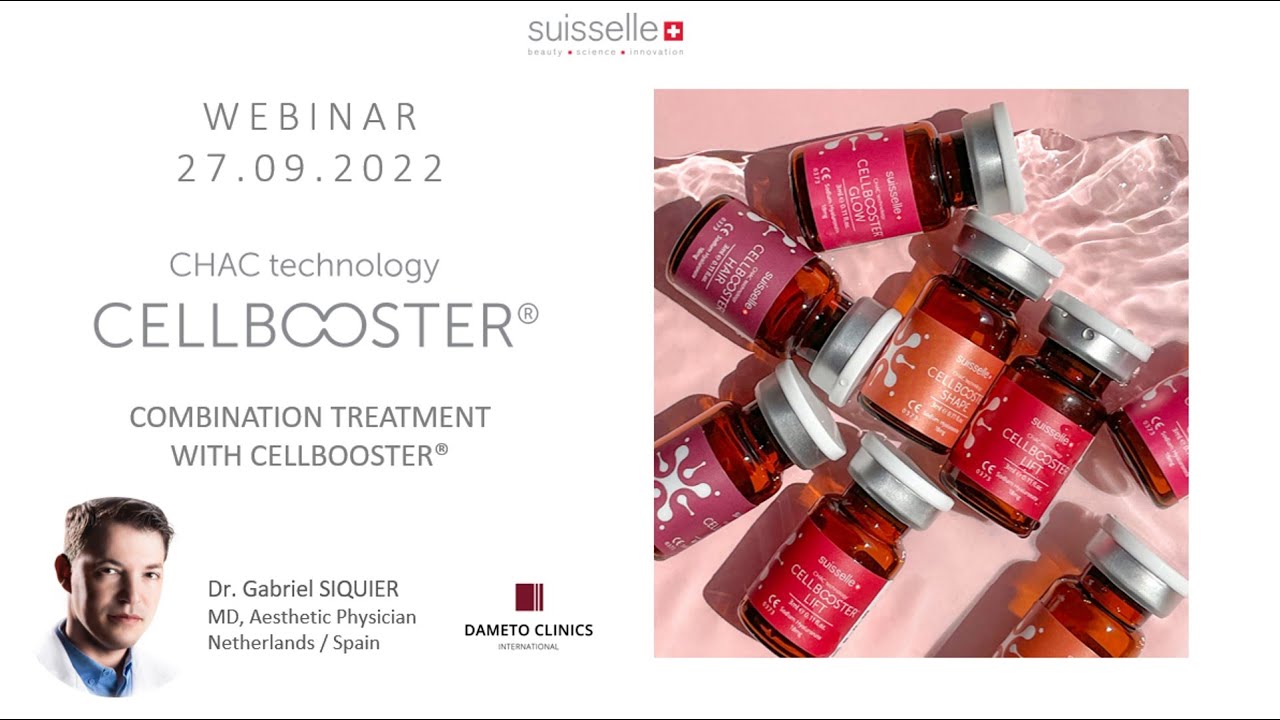 CELLBOOSTER® WEBINAR (English): Combination treatments with Cellbooster® - by Dr. Gabriel SIQUIER