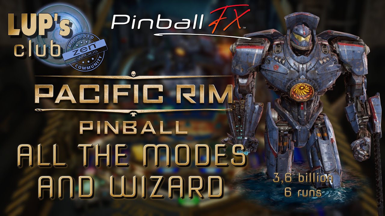 Pinball FX 🟠 Legendary Pinball: Pacific Rim Pinball ► All the modes & Wizard (3.6B)