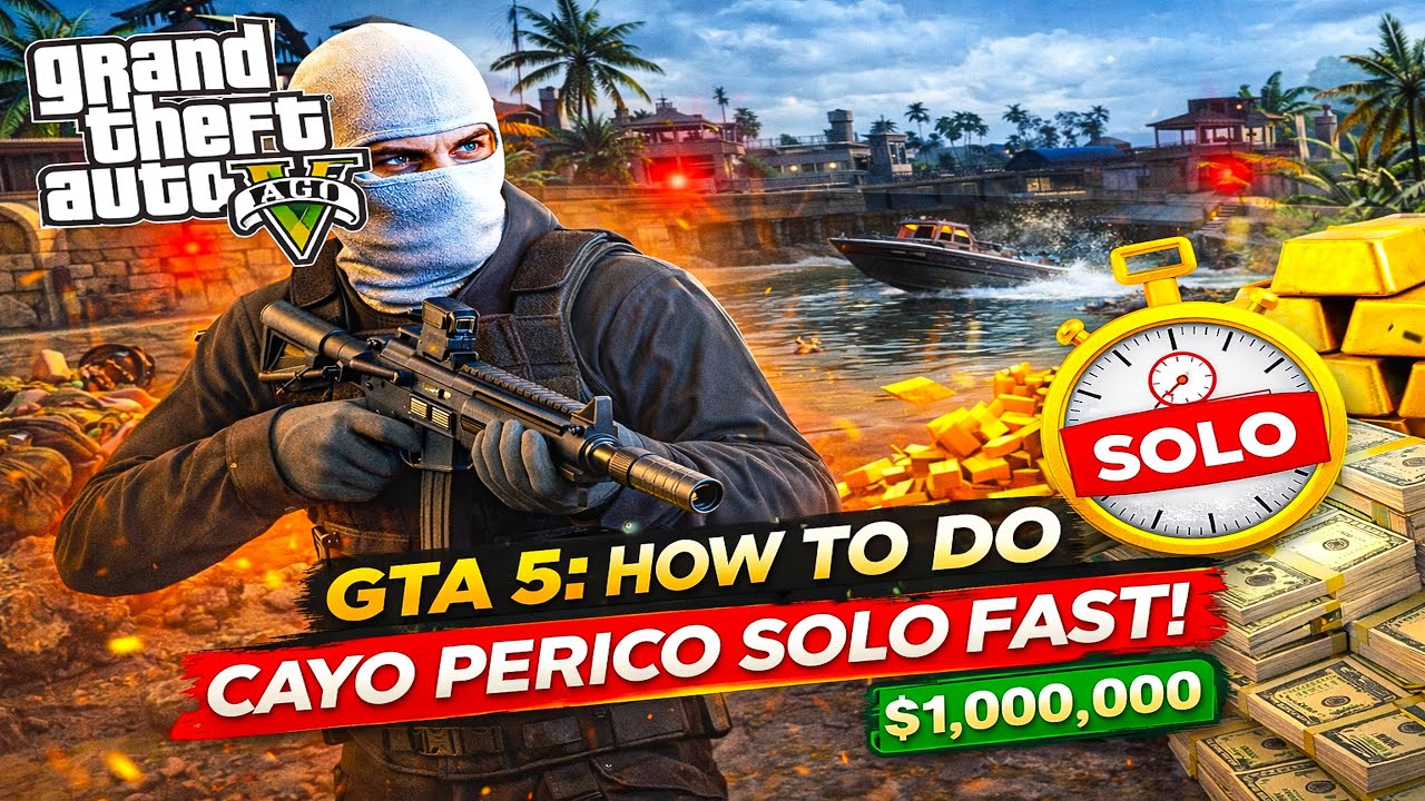 GTA 5: Cayo Perico SOLO – Full Setup to $1,000,000 (Fast & Easy)