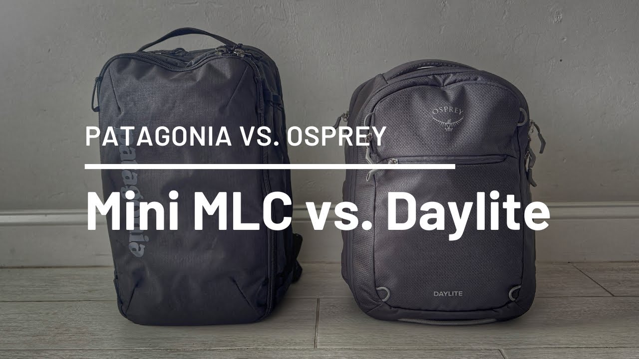 Patagonia Mini MLC vs. Osprey Daylite 26 + 6 - GOAT Minimal Travel Packs Compared