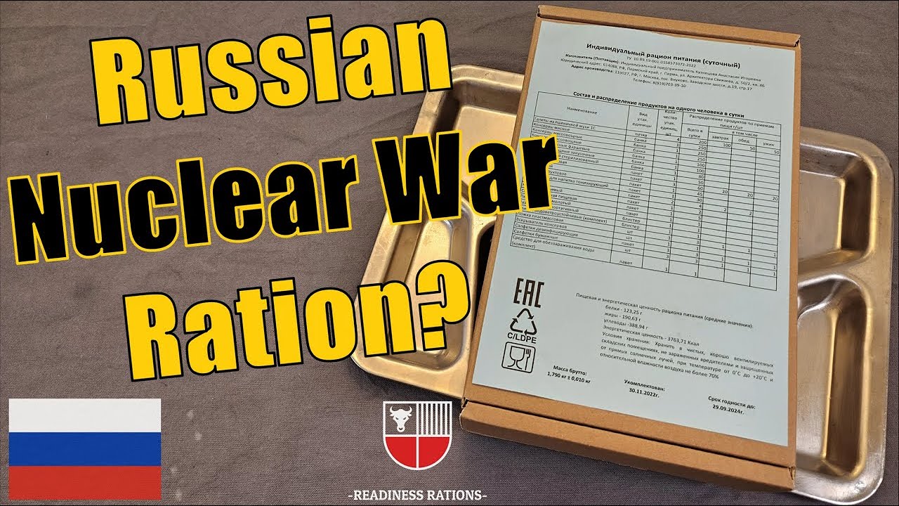 Russian NUCLEAR WAR MRE Review | NEW 24 Hour Ration TASTE TEST | EMERCOM Military Meal Ready to Eat