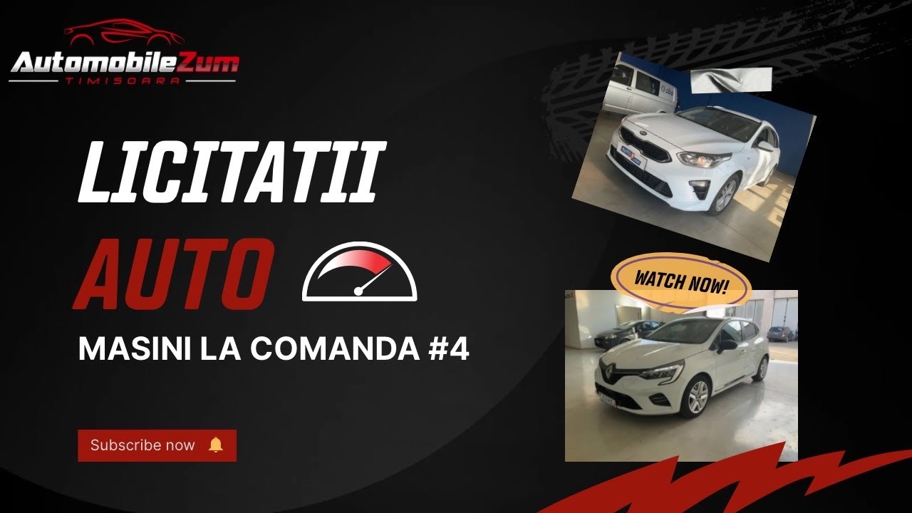 LICITATII AUTO | MASINI LA COMANDA #4 | CLIO HYBRID LA SUPER PRET